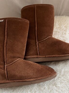Bearpaw Brown Faux Fur Lined Winter Boots Women’s Size 10